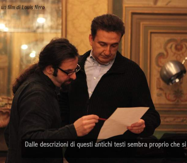 Il Mistero di Dante_regia Louis Nero_Roberto Giacobbo_backstage3